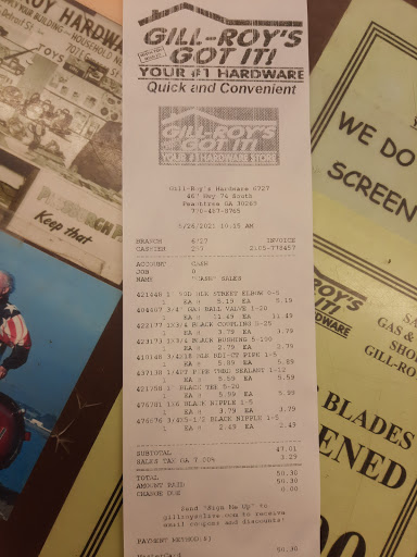 Hardware Store «Gillroys Hardware», reviews and photos, 467 Hwy 74 S, Peachtree City, GA 30269, USA