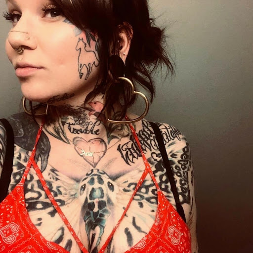 Explore cute dinosaur tattoo ideas, creative tattoo ideas in Denver, available at Deeds Of The Flesh Tattoo