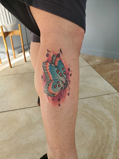 Explore tattoo ideas with flowers and names, creative tattoo ideas in Fort Wayne, available at Studio 13 Tattoo