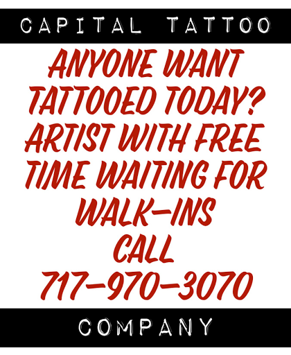 Explore pen tattoo ideas, creative tattoo ideas in Harrisburg, available at Capital Tattoo Company
