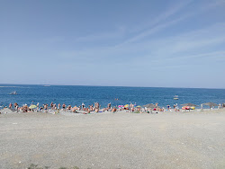 Foto di Gagra beach con baia lunga