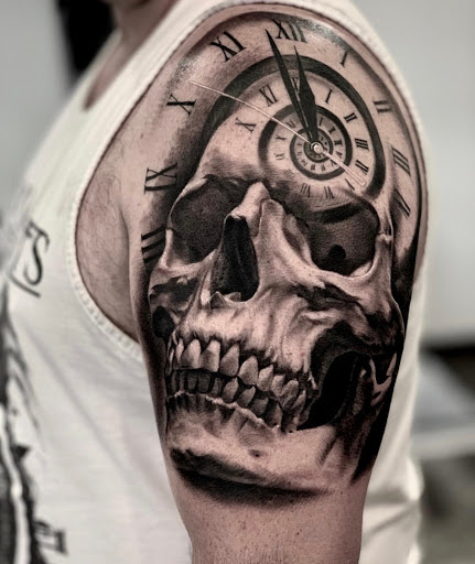 Explore opposites tattoo ideas, creative tattoo ideas in Spokane, available at Anchored Art Tattoo