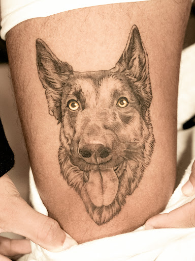 Explore stick n poke tattoo ideas, creative tattoo ideas in Baldwin, available at Moonlight Gallery