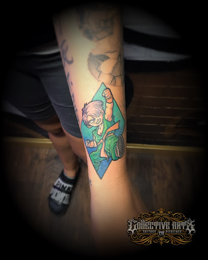Find boob tattoo idea for your next unique tattoo in Pittsburg at Collective Arts Tattoos & Piercings
