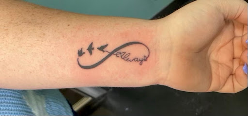 Explore donut tattoo ideas, creative tattoo ideas in Meridian, available at Creative Pain Tattoo Studio