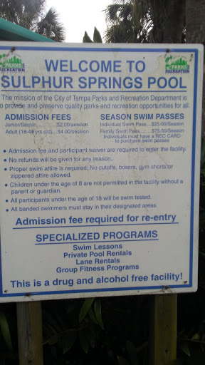 Public Swimming Pool «Sulphur Springs Pool», reviews and photos, 701 E Bird St, Tampa, FL 33604, USA