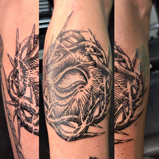 Explore golf tattoo ideas, creative tattoo ideas in Dallas, available at M Street Tattoo Studio