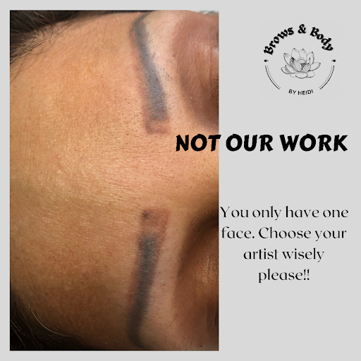 Explore flatline tattoo ideas, creative tattoo ideas in Johnston, available at Brows & Body