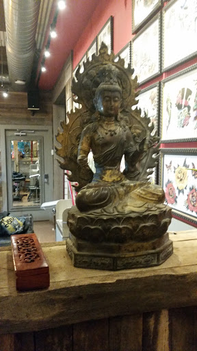 Explore above eyebrow tattoo ideas, creative tattoo ideas in Minneapolis, available at Leviticus Tattoo and Body Piercing