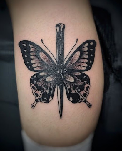 Explore music lover tattoo ideas, creative tattoo ideas in Fort Myers, available at Loyal 2 The Coil Tattoos & Piercings (Edison Mall Location Entrance F)