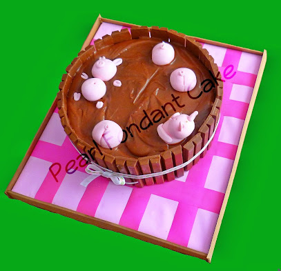 Pastelería Pearl Fondant Cake