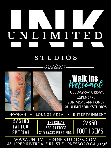 Explore side of head tattoo ideas, creative tattoo ideas in Jonesboro, available at Unlimited Ink Studios