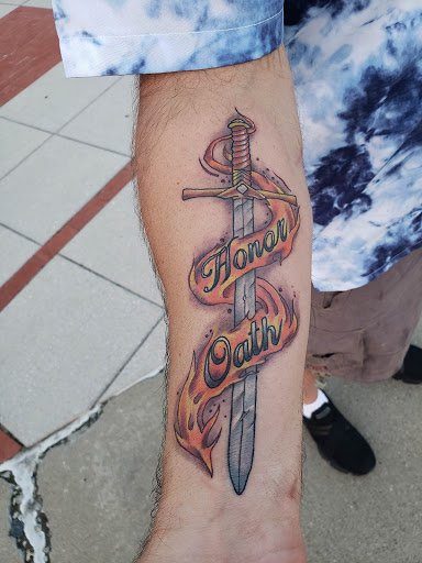 Explore funny small tattoo ideas, creative tattoo ideas in Myrtle Beach, available at Aces High Tattoo