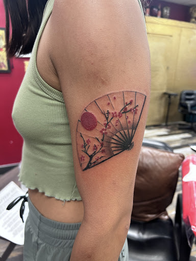Explore thumb tattoo ideas, creative tattoo ideas in Junction City, available at Junction City Tattoo