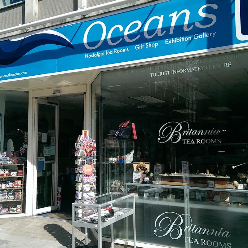 Oceans Southampton Gifts & Souvenirs Shop & Left Luggage service for cruise passengers