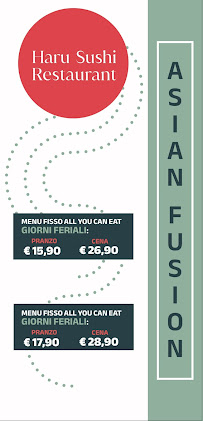 Restaurant chinois Haru Sushi à Termoli - menu / carte