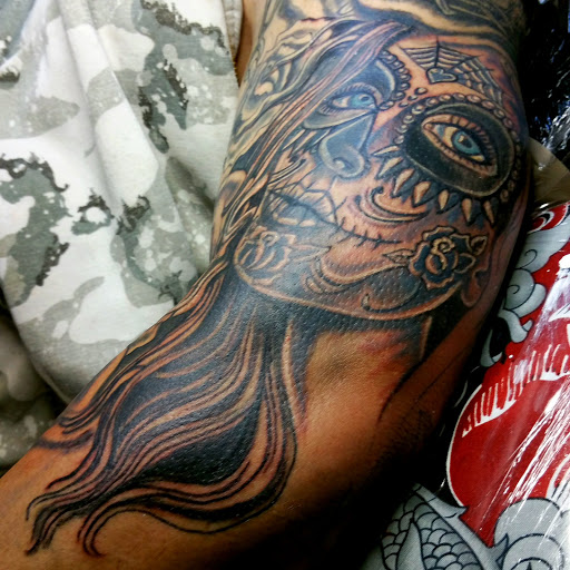 Explore barbie tattoo ideas, creative tattoo ideas in Woodland Park, available at Above The Clouds Tattoo