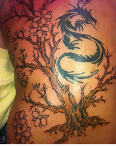 Explore symmetrical tattoo ideas, creative tattoo ideas in Hialeah, available at Allstar Tattoo & Body piercing