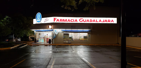 Farmacia Guadalajara Avenida Manuel Ávila Camacho 950, Conjunto Patria, 45160 Zapopan, Jal. Mexico