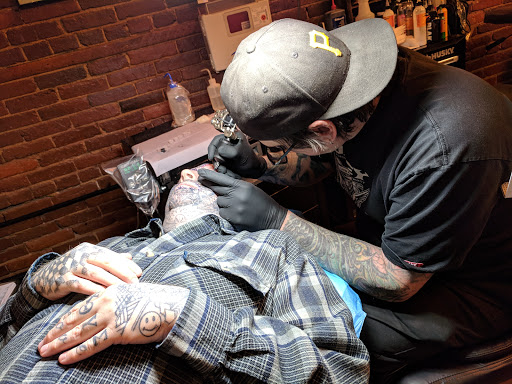 Explore tie dye tattoo ideas, creative tattoo ideas in Pittsburgh, available at inkadinkadoo tattoo studio