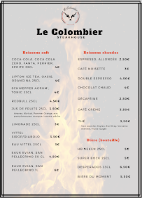 Carte du Le Colombier Steakhouse à Mitry-Mory