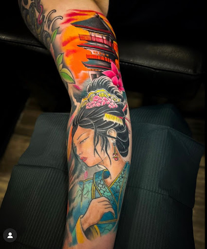 Explore alice in wonderland tattoos ideas, creative tattoo ideas in Goose Creek, available at Red Kirin Tattoo