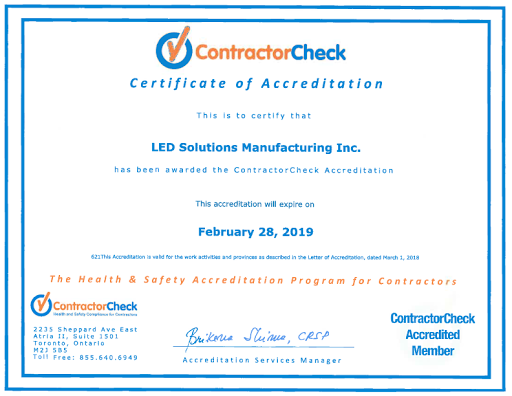 LED Solutions Manufacturing Signs and Lighting