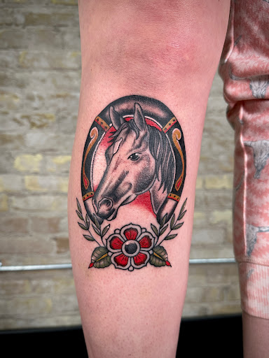 Explore small black and white tattoo ideas, creative tattoo ideas in Dillon, available at Lacuna Studios