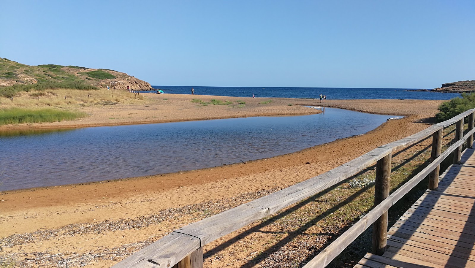Photo de Platja de Binimel.la zone sauvage