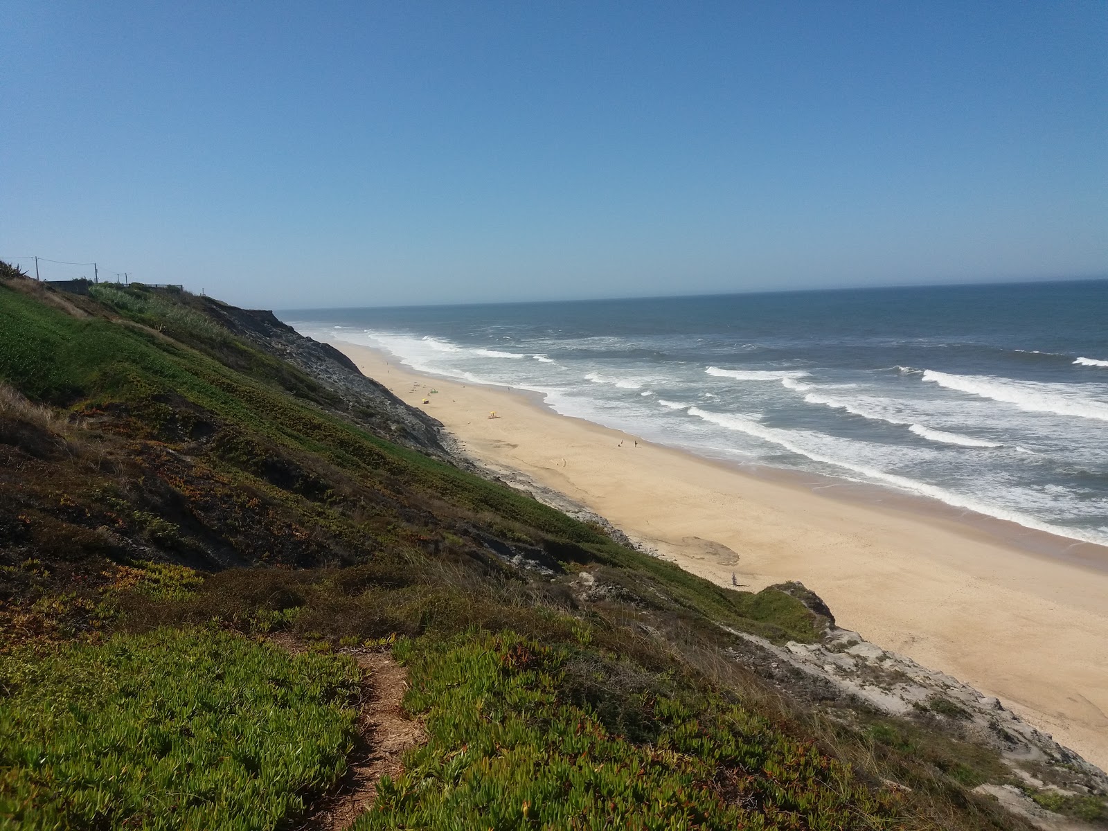 Photo of Praia da Pedra do Ouro backed by cliffs