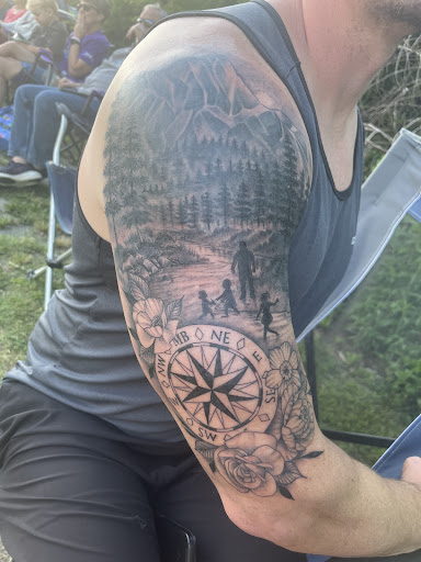 Explore ideas for initial tattoos, creative tattoo ideas in Winston Salem, available at Art Attack Tattoo LLC