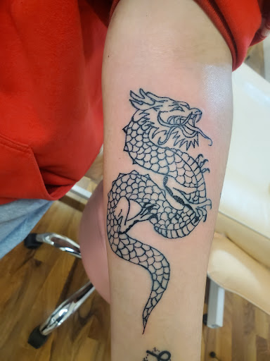 Explore morse code tattoo ideas, creative tattoo ideas in Kenosha, available at NicJan Studio