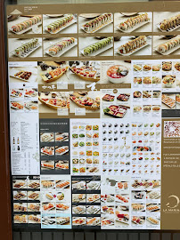 Carte du La Marina Restaurant japonais à Paris