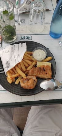 Fish and chips du Restaurant Léon - Villefranche Sur Saone - n°3