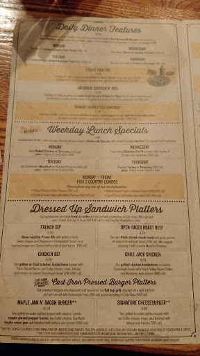 American Restaurant «Cracker Barrel Old Country Store», reviews and photos, 4321 S Interstate Hwy 35, San Marcos, TX 78666, USA