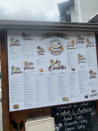 Restaurant Omeletterie La Poêle à Chamonix-Mont-Blanc (le menu)