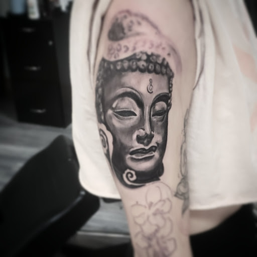 Explore 3/4 tattoo sleeve ideas, creative tattoo ideas in El Paso, available at Dead Hamster Tattoo