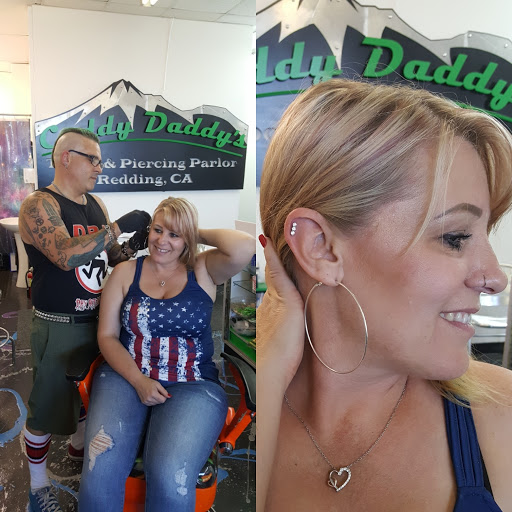 Explore back of neck tattoo ideas, creative tattoo ideas in Redding, available at Caddy Daddys