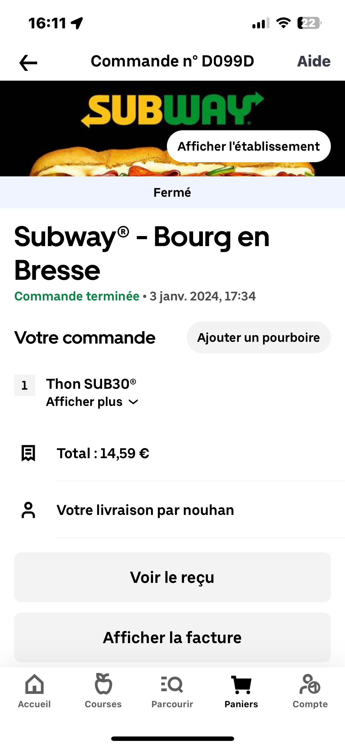 Photo n° 1 de l'avis de aksu.a fait le 03/01/2024 à 16:51