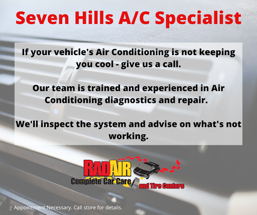 Auto Repair Shop «Rad Air Complete Car Care and Tire Centers», reviews and photos, 7893 Broadview Rd, Seven Hills, OH 44131, USA