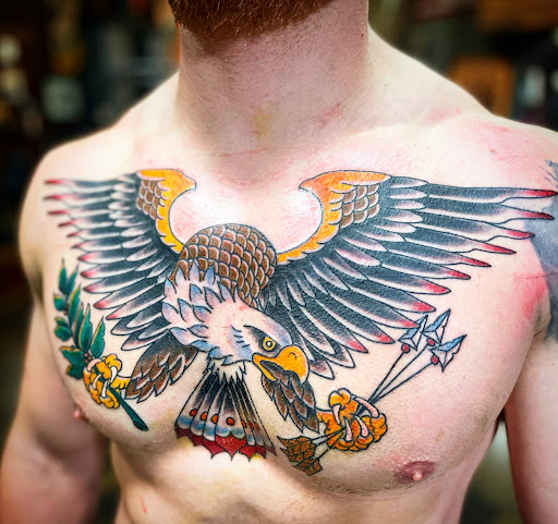 Explore horror half sleeve tattoo ideas, creative tattoo ideas in El Paso, available at Steady Ink Tattoo Studio