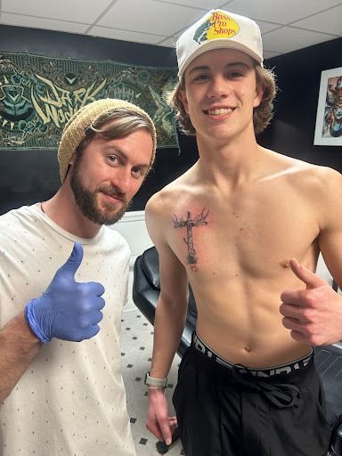 Explore drug dealer tattoo ideas, creative tattoo ideas in Foley, available at Black Sheep Custom Tattoos and Piercings