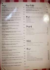 Menu / carte de Ristorante e Pizzeria Stella à Naples