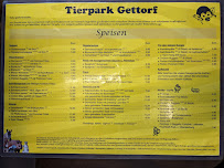 Menu du Café im Tierpark à Gettorf