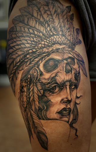 Explore deathly hallows tattoo ideas, creative tattoo ideas in Osage Beach, available at Rabbits Foot Tattoo Parlor