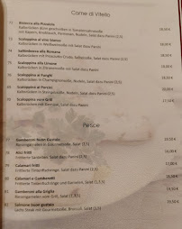 Menu / carte de La Famiglia à Esslingen