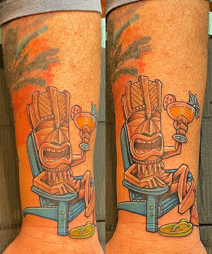 Explore half heart tattoo ideas, creative tattoo ideas in Scottsdale, available at Club Tattoo