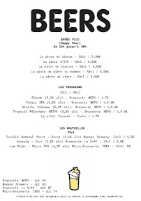 Menu / carte de Pilo Restaurant à Lyon
