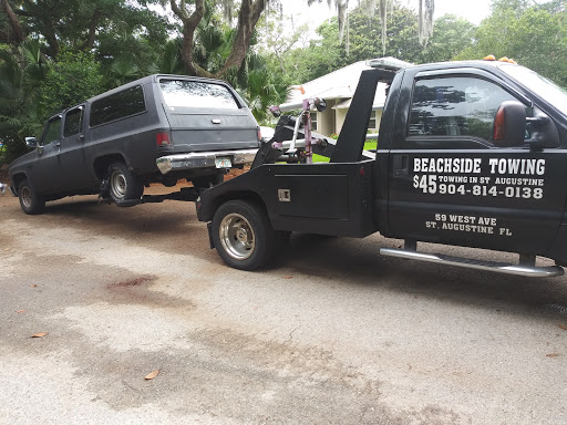 Towing Service «Beachside Towing -- $45 towing in St Augustine and St Augustine Beach Florida», reviews and photos