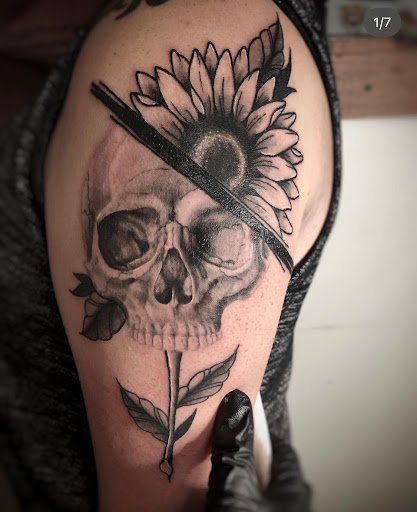 Explore minimal couple tattoo ideas, creative tattoo ideas in Adrian, available at Ambition Ink